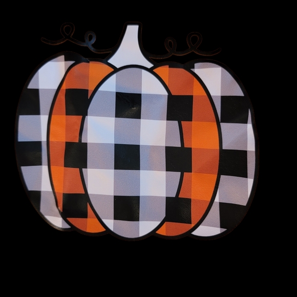 Halloween Party Pet Apparel Orange Checkered Pumpkin Pet Shirt M S XS - Picture 4 of 5